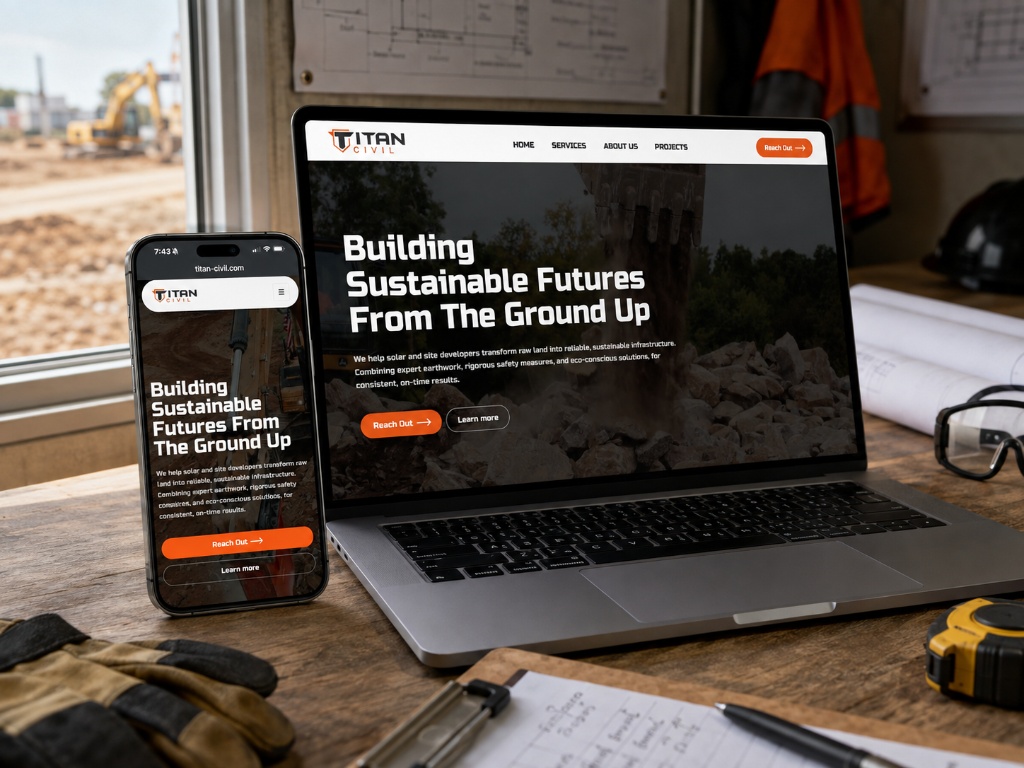 Titan Civil contractor website